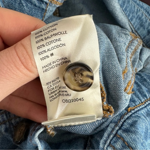 Pilcro and the Letterpress Blue Denim Jumpsuit - Picture 11 of 11